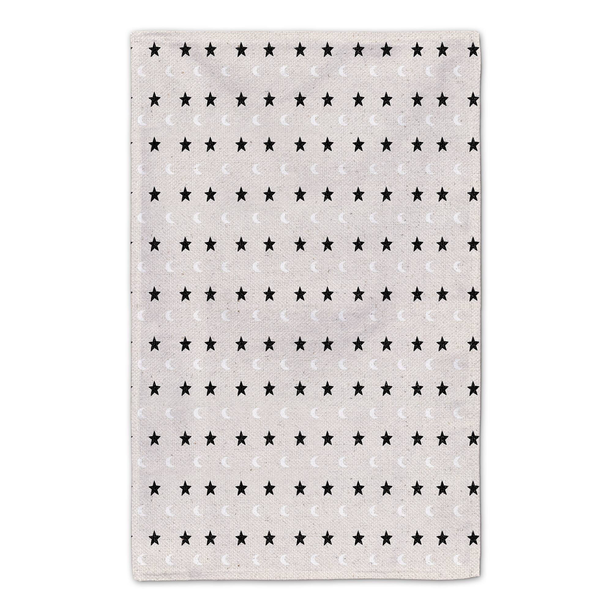 Hocus Pocus Moon Stars Tea Towel Set
